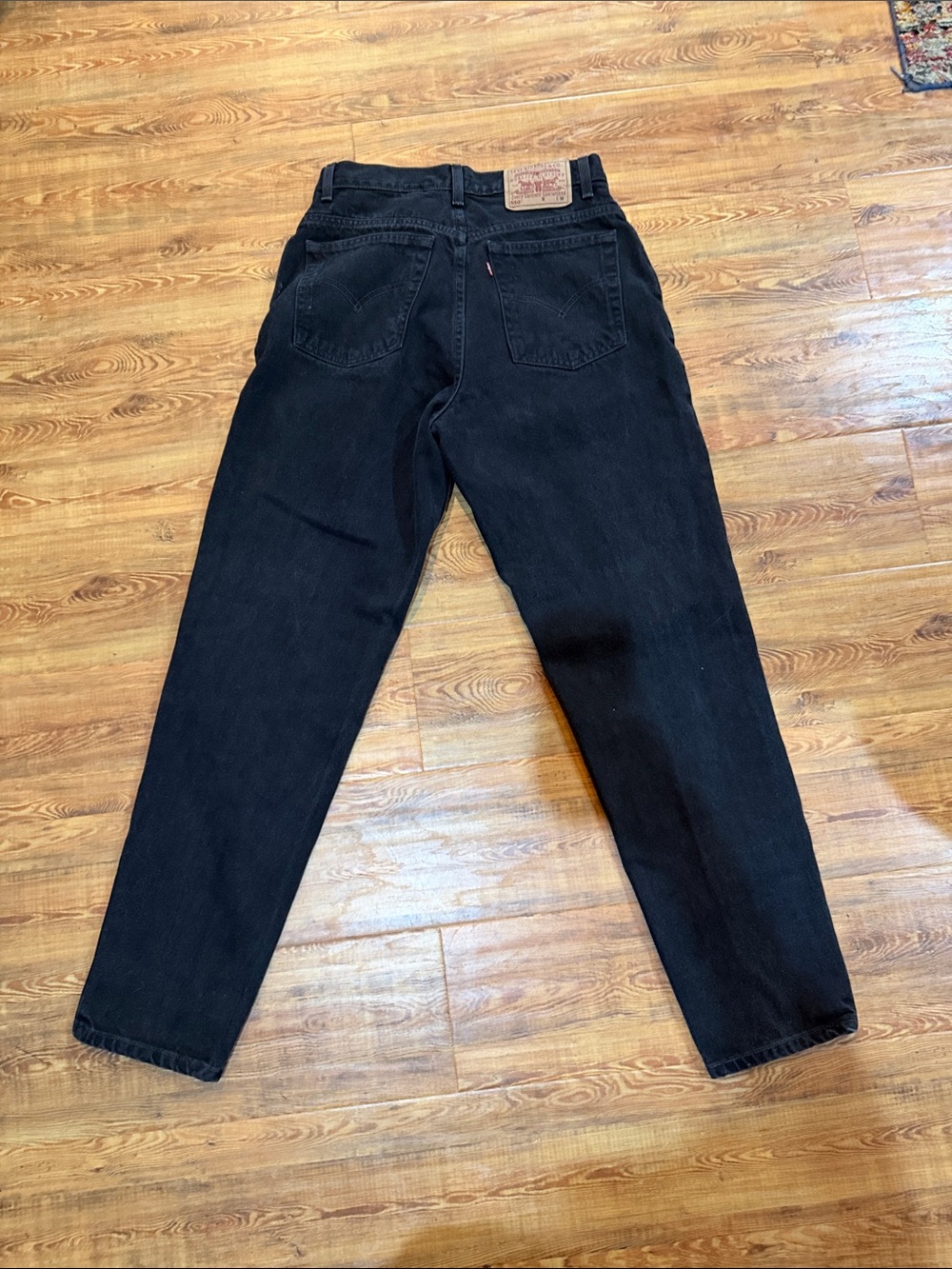 Levi's Black Relaxed Jeans - Classic Five-Pocket